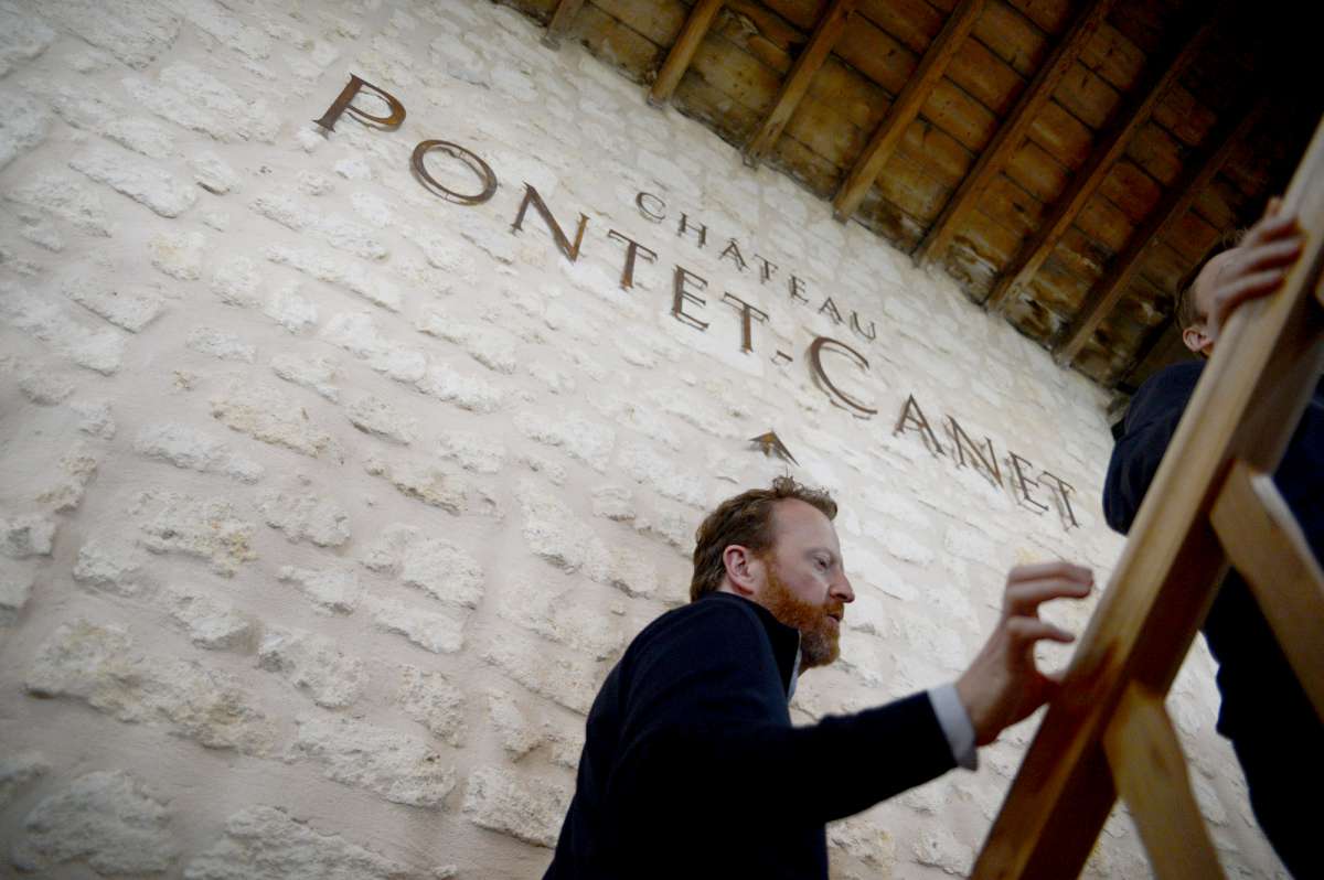 Mark Ross at Château Pontet-Canet