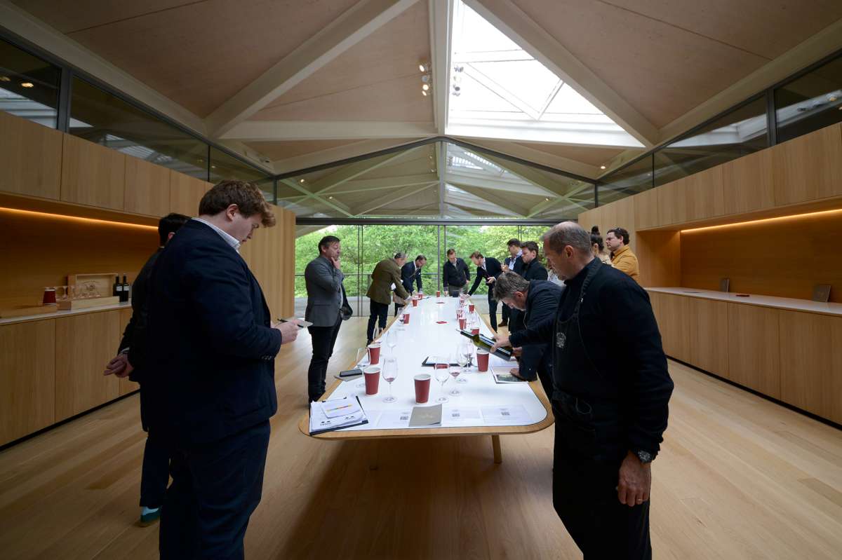 The tasting room at Château Margaux