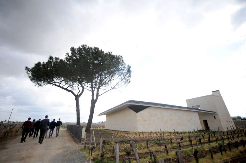 The impressive new winery at Le Pin