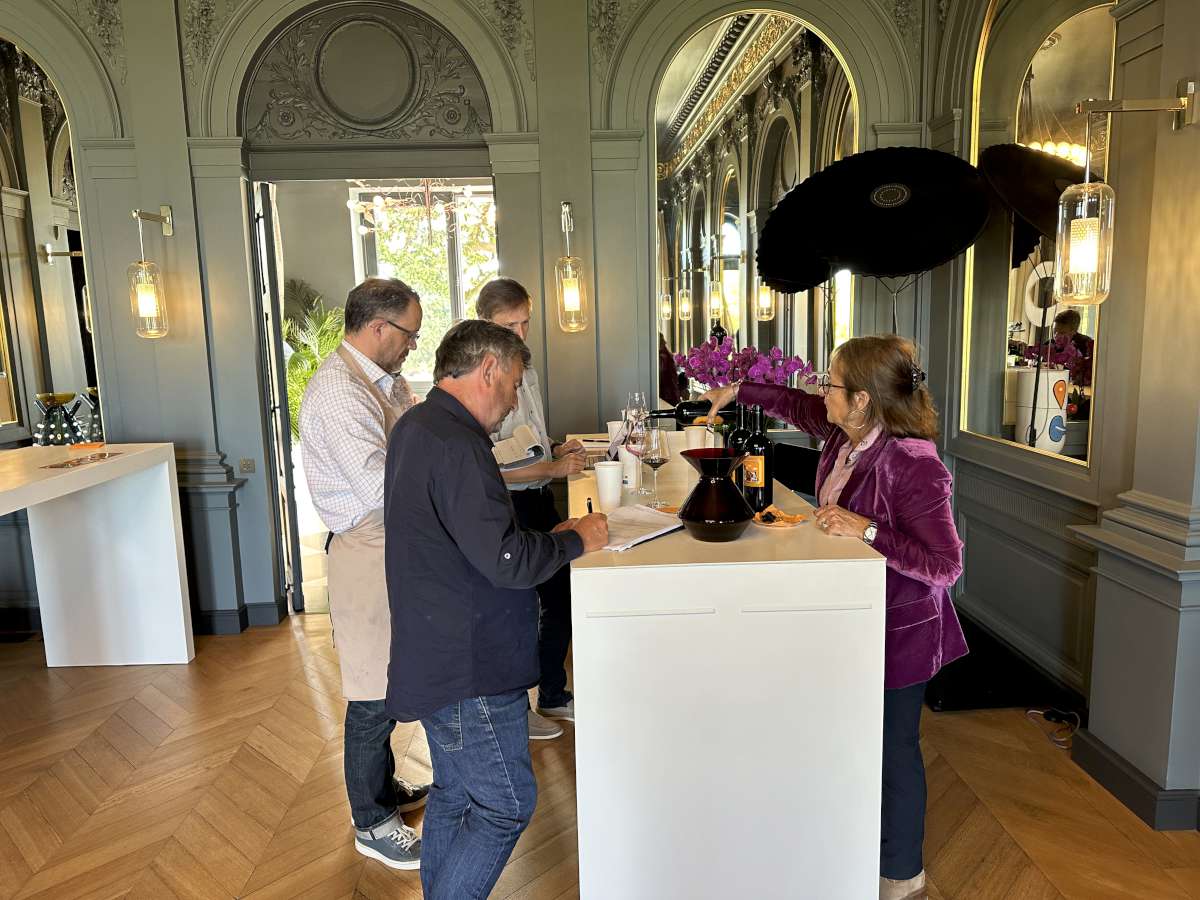 Tasting at Duru-Beaucaillou.