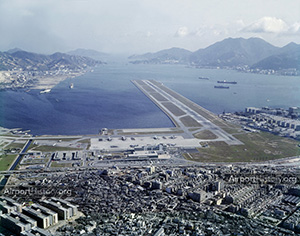 The old Kai Tak airport